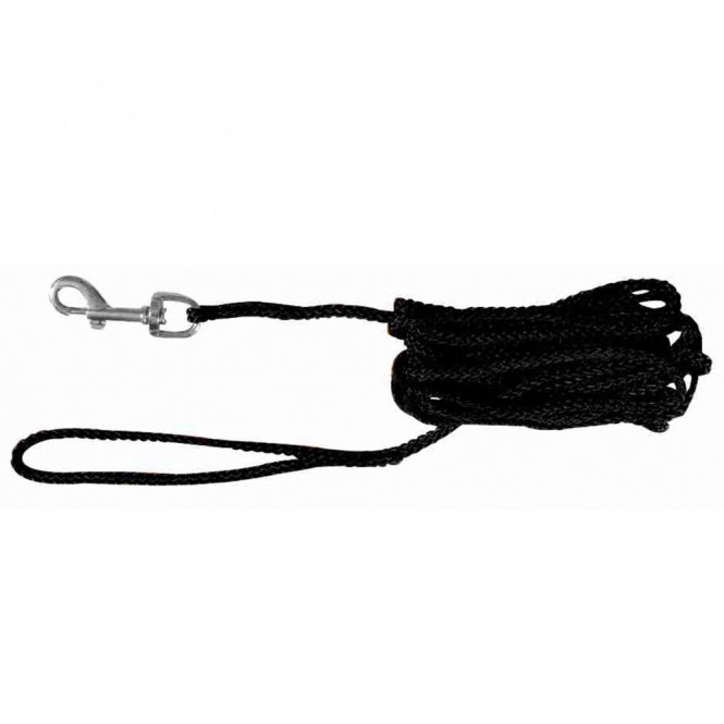 Trixie Schleppleine aus Nylon, 5 m – Schwarz